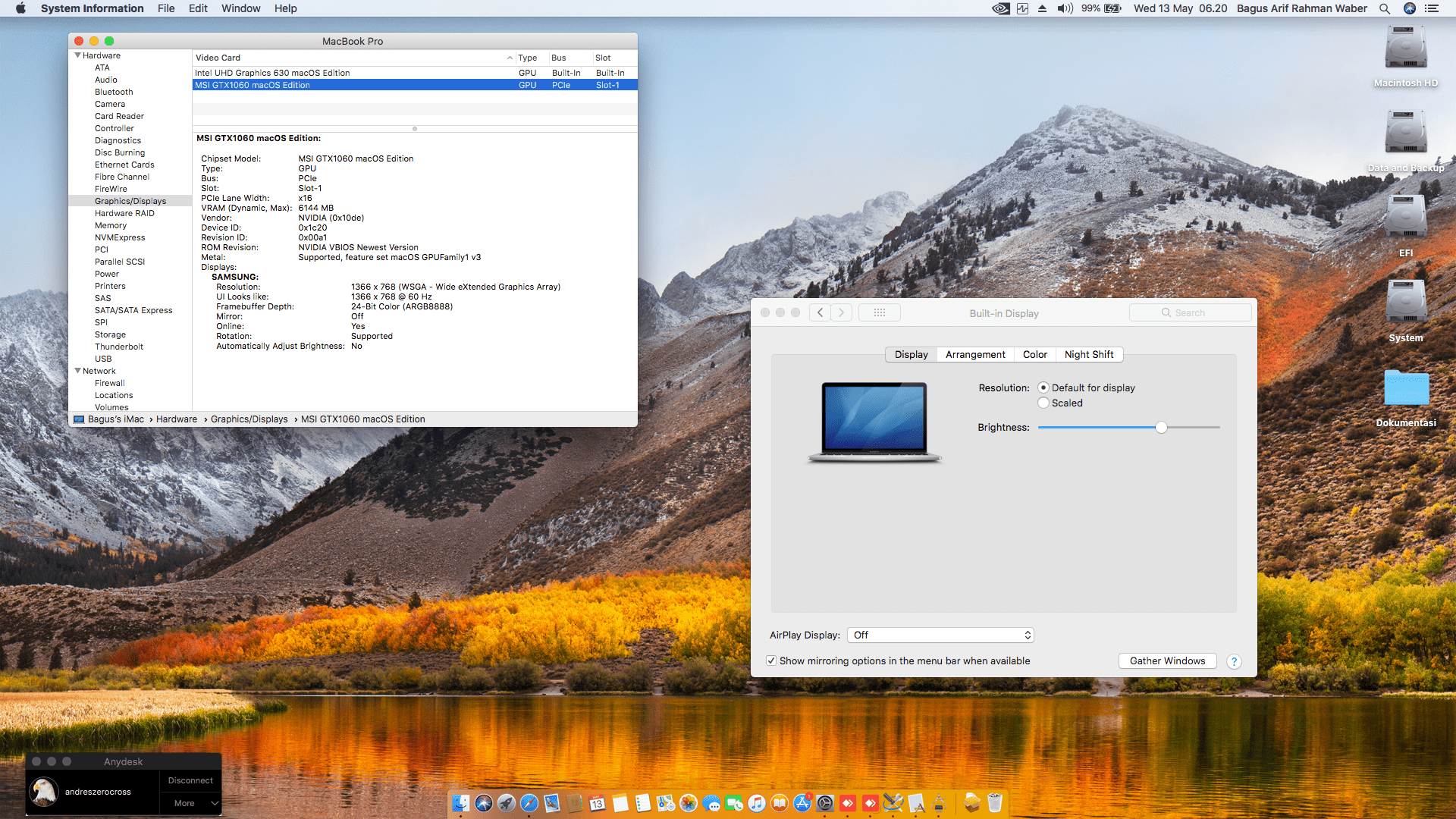 MSI GP73 Leopard 8RE [CoffeeLake   Intel UHD 630 + NVIDIA GTX1060] 6